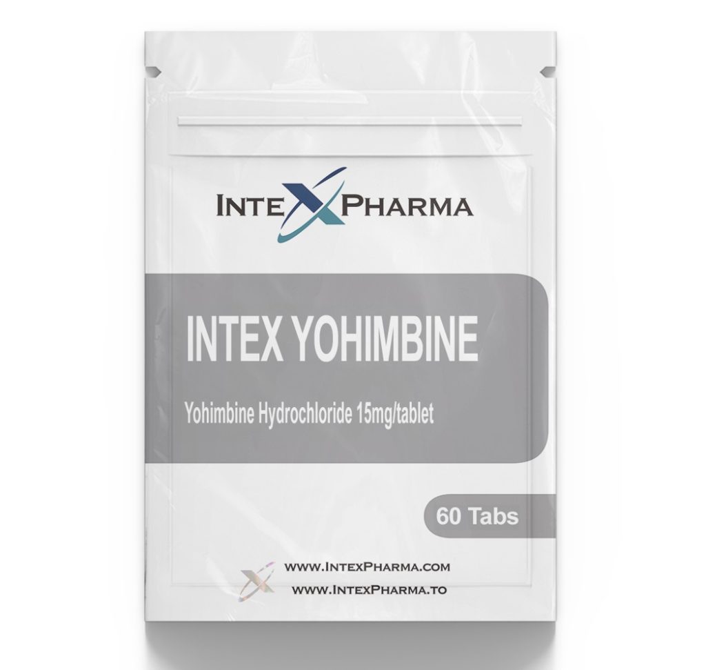 Fat Loss Tablets Yohimbine Hydrochloride 15mg Intex Pharma